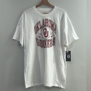 OU Oklahoma University Sooners White T-Shirt Size XL New With Tags